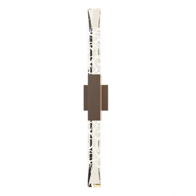 Hubbardton Forge Refraction 7-light Outdoor Flush Mount In Coastal Bronze