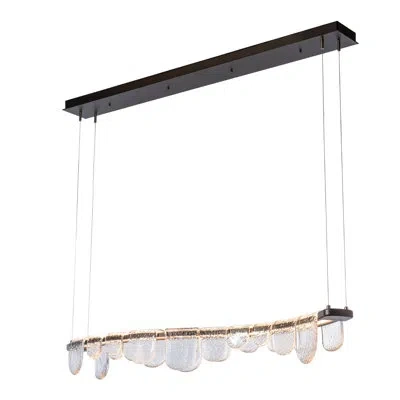 Hubbardton Forge Riverbed Led Pendant In White