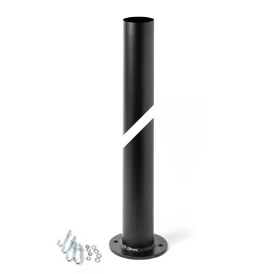 Hubbardton Forge Round Outdoor Post In Coastal Natural Iron