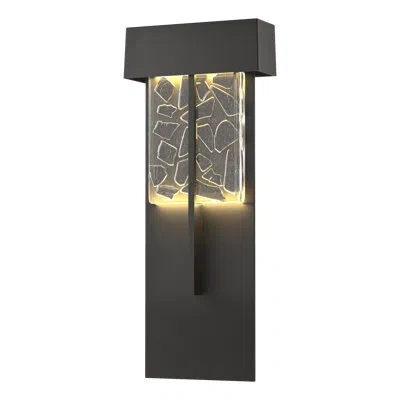 Hubbardton Forge Shard Outdoor Flush Mount In Coastal Black