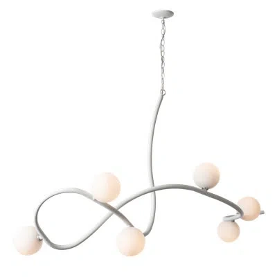 Hubbardton Forge Slide 6 - Light Unique/statement Modern Linear Chandelier In Bronze