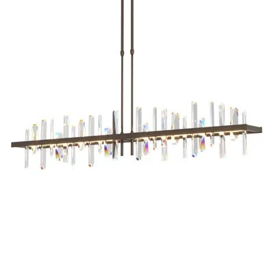Hubbardton Forge Solitude Kitchen Island Linear Led Pendant In Bronze