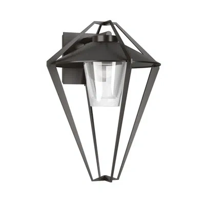 Hubbardton Forge Stellar Outdoor Wall Lantern In Oil Rubbed Bronze