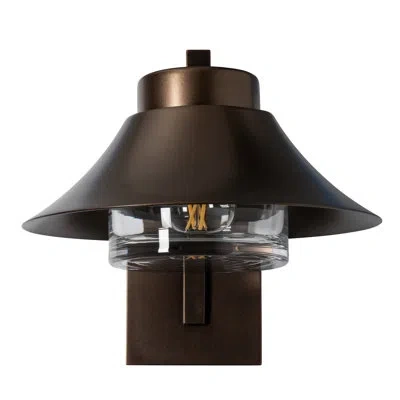 Hubbardton Forge Stowe Outdoor Wall Sconce In Coastal Bronze