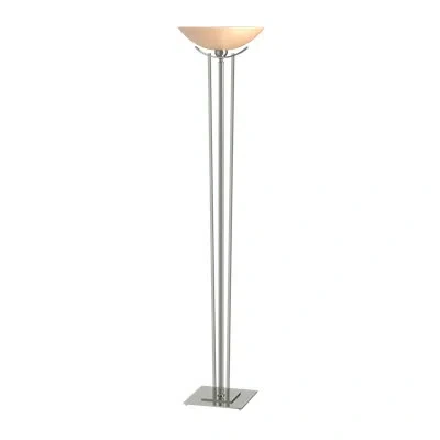Hubbardton Forge Taper 71'' Torchiere Floor Lamp In White,sand