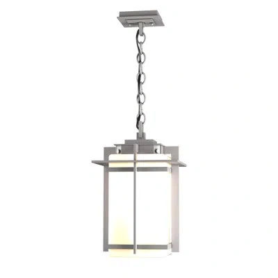Hubbardton Forge Tourou 16.6'' H Outdoor Pendant In Coastal Burnished Steel