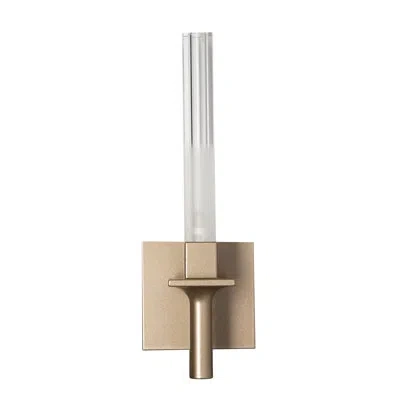 Hubbardton Forge Truss 1-light Wall Sconce In Soft Gold