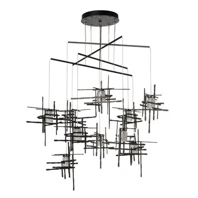 Hubbardton Forge Tura 10-light Mobile Pendant - Standard Overall Height In White
