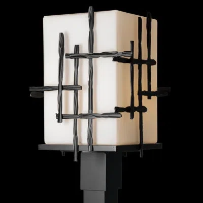 Hubbardton Forge Tura Coastal White 1 - Light 17.4" H Hardwired Lantern Head In Coastal White;coastal White
