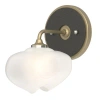 Hubbardton Forge Ume 1 - Light Dimmable Bath Sconce In Soft Gold,black