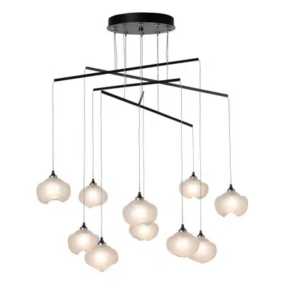 Hubbardton Forge Ume 10-light Mobile Pendant - Long Overall Height In White