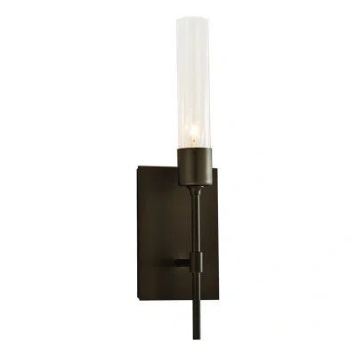 Hubbardton Forge Vela 1 - Light Wallchiere In Clear,bronze