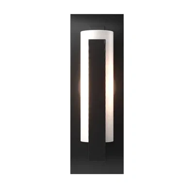 Hubbardton Forge Vertical Bar 1 - Light Flush Mounted Sconce In Black,black