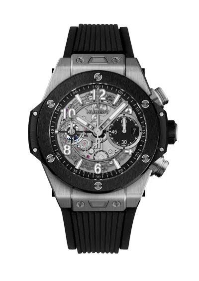 Pre-owned Hublot 441.nm.1171.rx Unico 42mm Titanium Ceramic