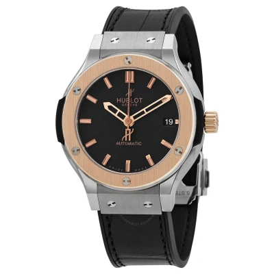 Hublot Automatic Black Dial Black Leather Men's Watch 565.no.1180.lr