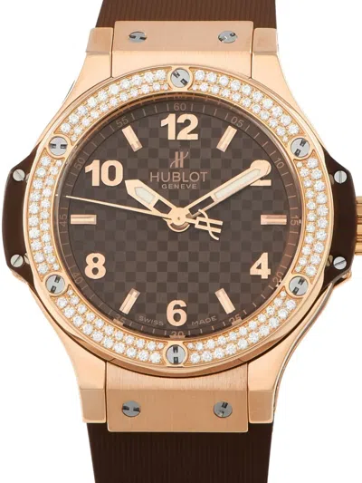 Pre-owned Hublot Big Bang 38mm In Brown