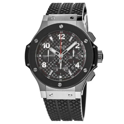 Hublot Big Bang 44mm Black Chronograph Ceramic Bezel Rubber Strap Men's Watch 301.sb.131.rx