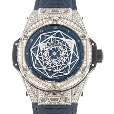 Hublot Big Bang Automatic Diamond Blue Dial Unisex Watch 415.nx.7179.vr.1704.mxm18