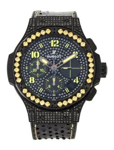 Pre-owned Hublot Big Bang Black Fluo Watch In Multi