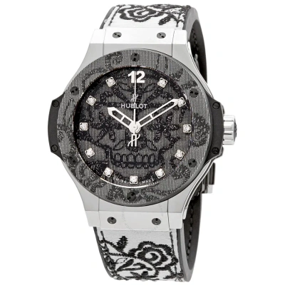 Hublot Big Bang Broderie Automatic Diamond Men's Watch 343.ss.6570.nr.bsk16 In Metallic