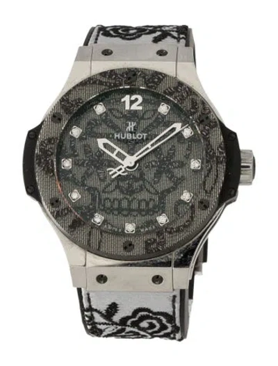 Pre-owned Hublot Big Bang Broderie Watch In Multi
