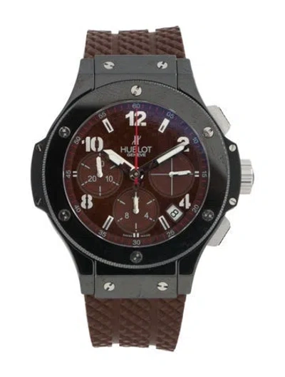 Pre-owned Hublot Big Bang "cappuccino" Watch In Multi
