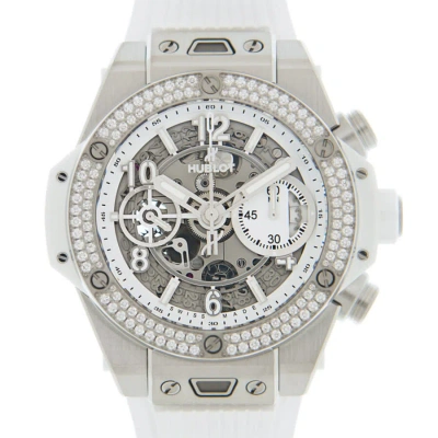 Hublot Big Bang Chronograph Automatic Diamond Silver Dial Men's Watch 441.ne.2010.rw.1104 In Metallic