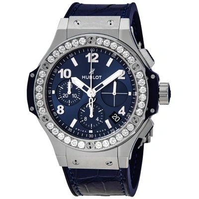 Hublot Big Bang Chronograph Diamond Watch 341.sx.7170.lr.1204 In Blue