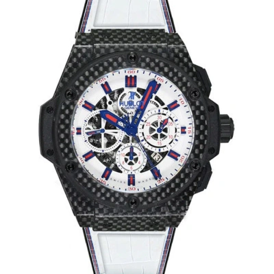 Hublot Big Bang Chronograph Skeleton Dial Leather Men's Watch 710.qx.2139.gr.ldb1 In Black