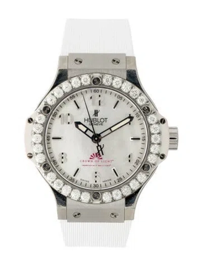 Pre-owned Hublot Big Bang 'crown Of Light' Watch In Multi