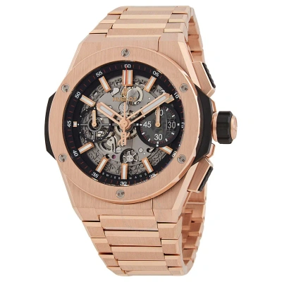 Hublot Big Bang Integral Chronograph Automatic Men's Watch 451.ox.1180.ox In Black / Gold / Rose / Rose Gold