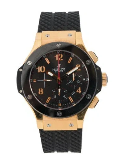 Pre-owned Hublot Big Bang Original Gold Ceramic Watch In Multi