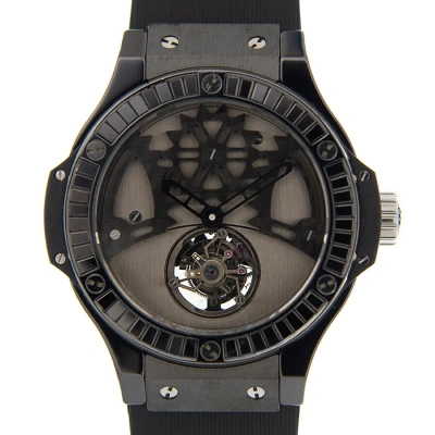 Hublot Big Bang Tourbillon Black Diamond Dial Men's Watch 305.cd.0002.rx.1900