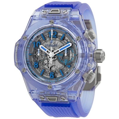 Hublot Big Bang Unico Chronograph Automatic Men's Watch 411.jl.4809.rt In Blue