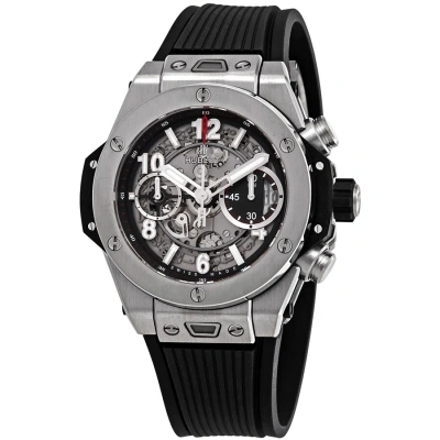 Hublot Big Bang Unico Chronograph Automatic Men's Watch 441.nx.1170.rx In Black / Grey / Skeleton