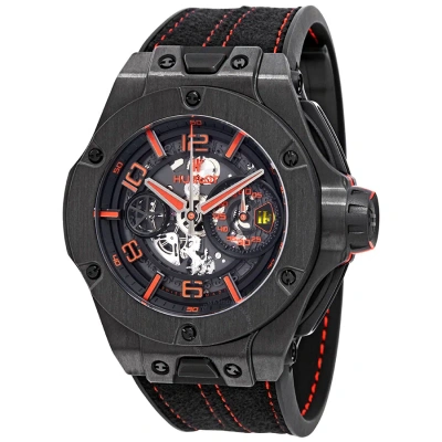 Hublot Big Bang Unico Ferrari Chronograph Automatic Men's Watch 402.qu.0113.wr In Black