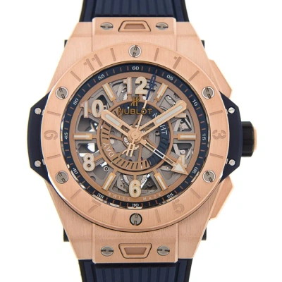 Hublot Big Bang Unico Gmt Automatic Men's Watch 471.ox.7128.rx In Gold