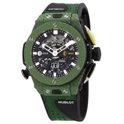 Hublot Big Bang Unico Green Carbon Automatic Men's Watch 416.yg.5220.vr In Black