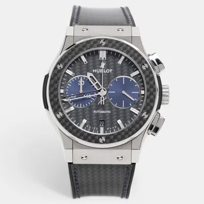 Hublot Black Titanium Rubber Classic Fusion 76e Edition 521.nq.1770.qr. Bom14 Men's Wristwatch 45 Mm