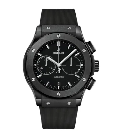Hublot Ceramic Classic Fusion Chronograph Black Magic Watch