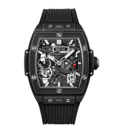 Hublot Ceramic Spirit Of Big Bang Meca-10 Watch In Black