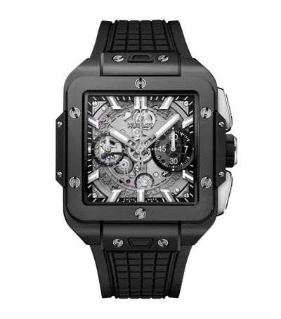 Hublot Ceramic Square Bang Unico Black Magic Watch