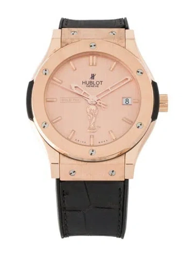 Pre-owned Hublot Classic Fusion "2010 Fifa World Cup Edition" In Multi