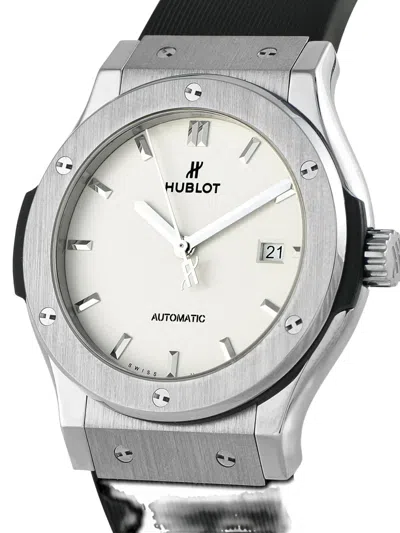 Pre-owned Hublot Classic Fusion 42mm In White