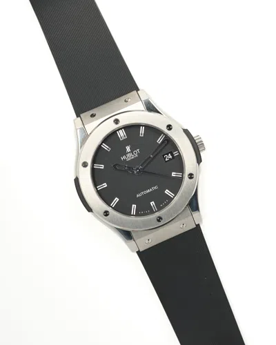 Pre-owned Hublot Classic Fusion 45mm Ref.nx.1170.rx 2013 Watch In Black