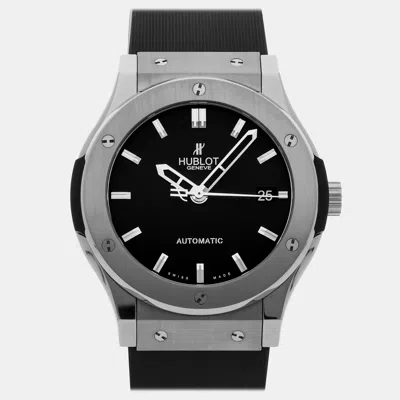 Pre-owned Hublot Classic Fusion 511.nx.1170.rx Black Titanium Automatic Men's Watches 45 Mm