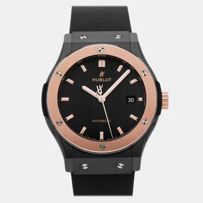 Pre-owned Hublot Classic Fusion 542.co.1781.rx Black Ceramic Automatic Men's Watches 42 Mm