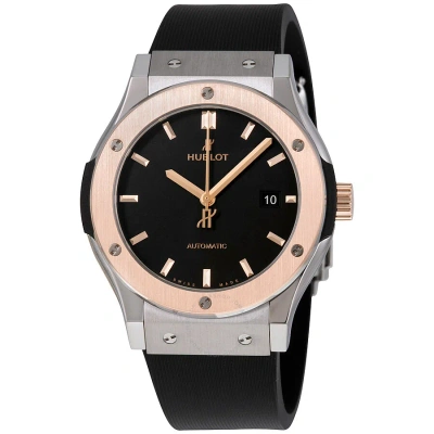 Hublot Classic Fusion Automatic Black Dial Men's Watch 542no1181rx In Black / Gold / Rose / Rose Gold