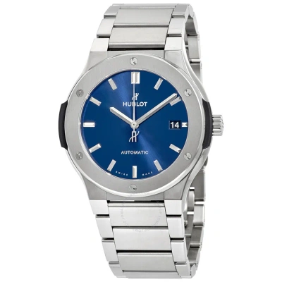 Hublot Classic Fusion Automatic Blue Dial Men's Watch 510.nx.7170.nx In Metallic