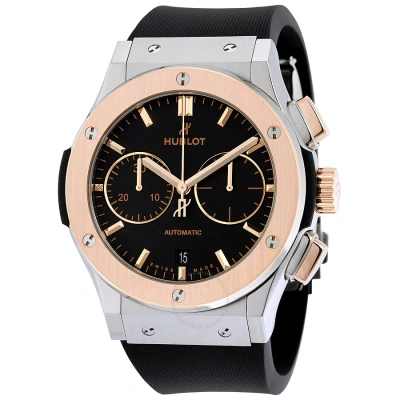 Hublot Classic Fusion Automatic Chronograph Men's Watch 521.no.1181.rx In Black / Gold / Rose / Rose Gold
